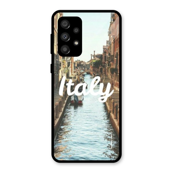 City Travel Glass Back Case for Galaxy A32