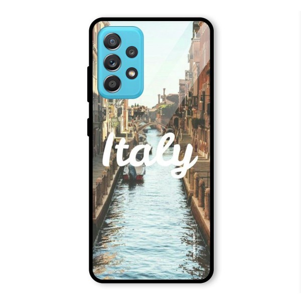 City Travel Glass Back Case for Galaxy A52s 5G