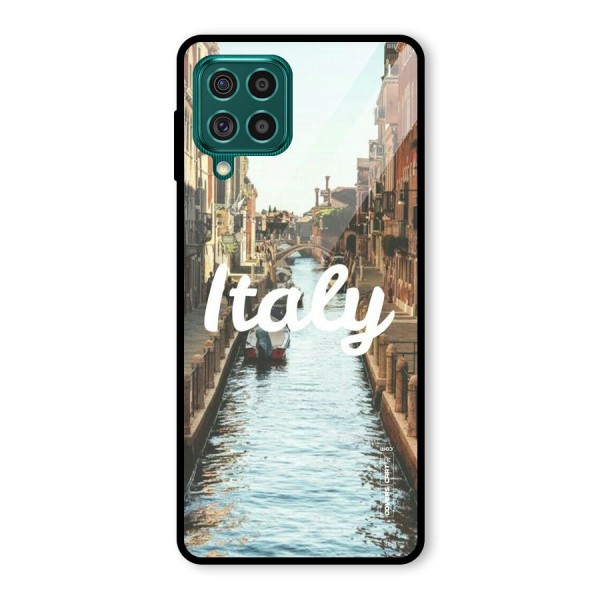 City Travel Glass Back Case for Galaxy F62