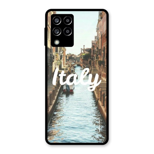 City Travel Glass Back Case for Galaxy M53 5G