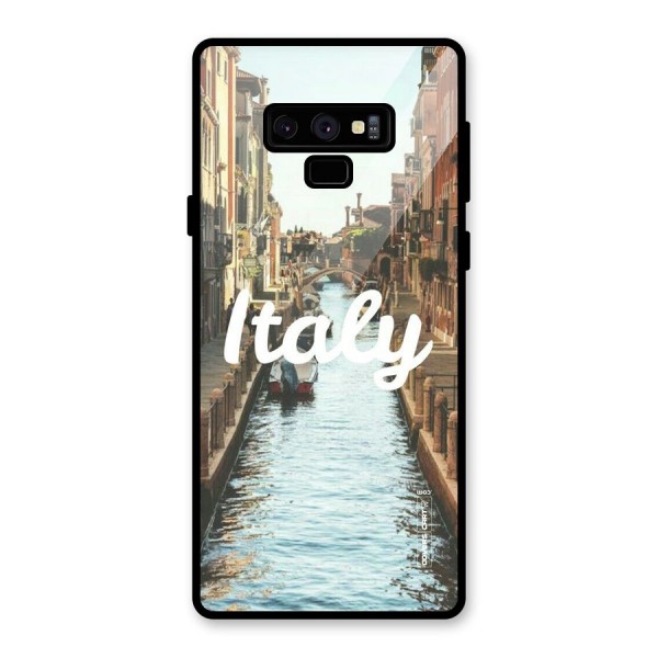 City Travel Glass Back Case for Galaxy Note 9