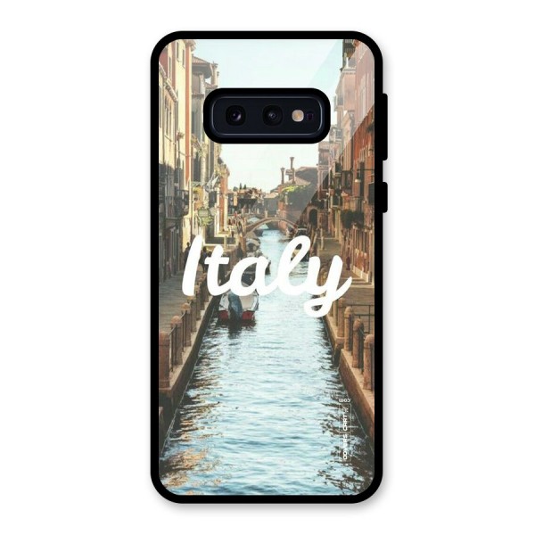 City Travel Glass Back Case for Galaxy S10e