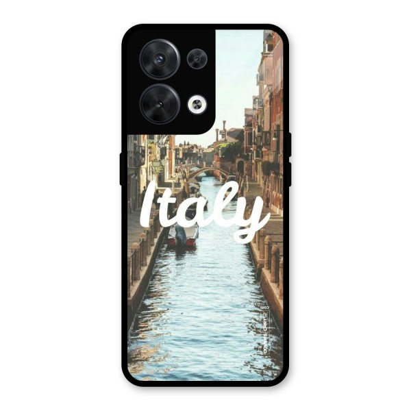 City Travel Glass Back Case for Oppo Reno8 5G