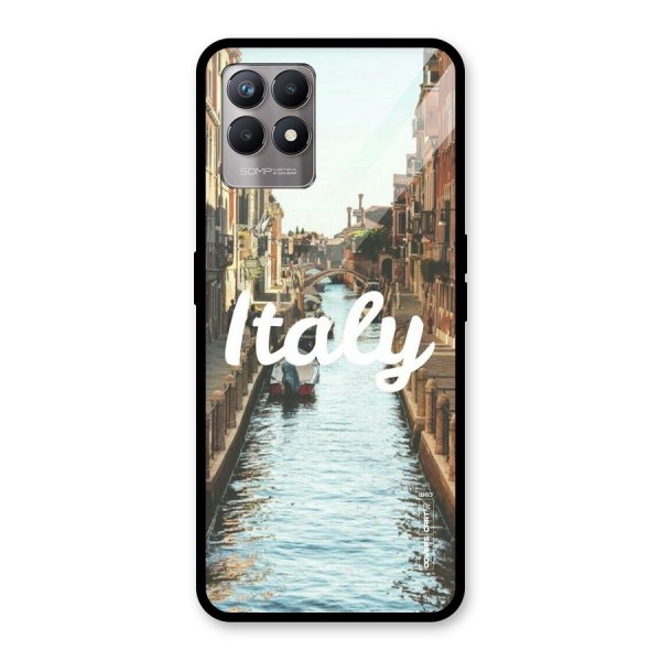 City Travel Glass Back Case for Realme 8i