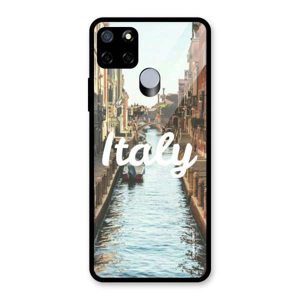 City Travel Glass Back Case for Realme C15