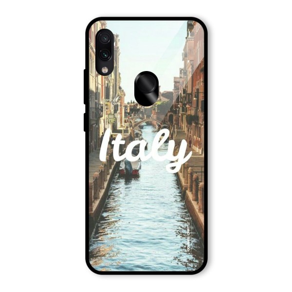 City Travel Glass Back Case for Redmi Note 7