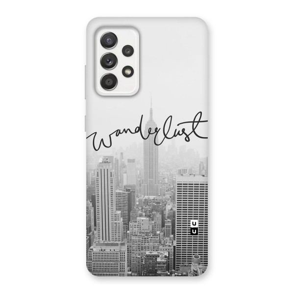 City Wanderlust Monochrome Back Case for Galaxy A52