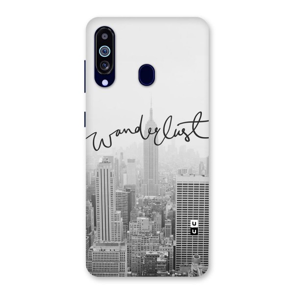 City Wanderlust Monochrome Back Case for Galaxy A60