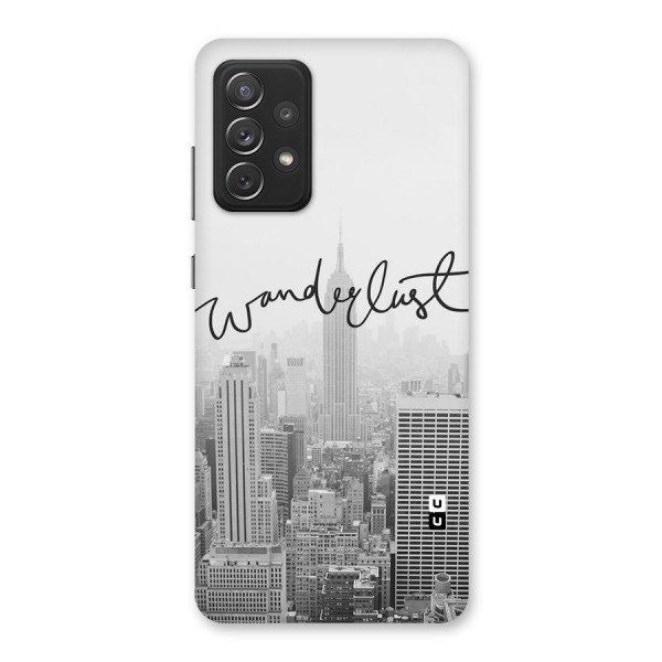 City Wanderlust Monochrome Back Case for Galaxy A72