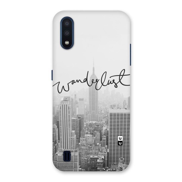 City Wanderlust Monochrome Back Case for Galaxy M01