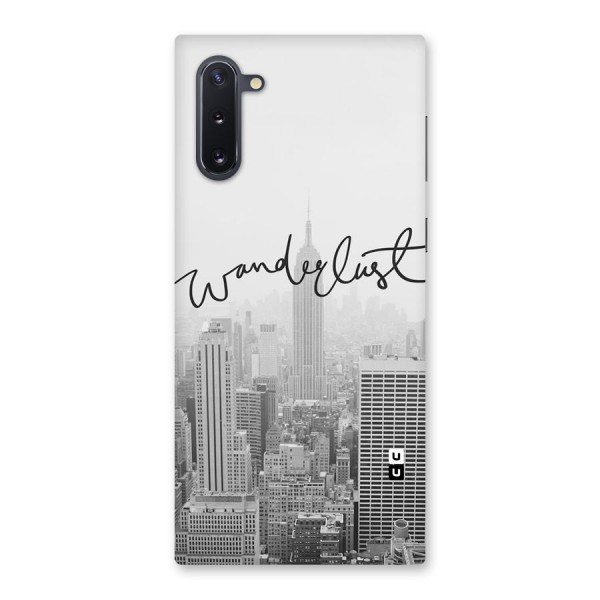 City Wanderlust Monochrome Back Case for Galaxy Note 10