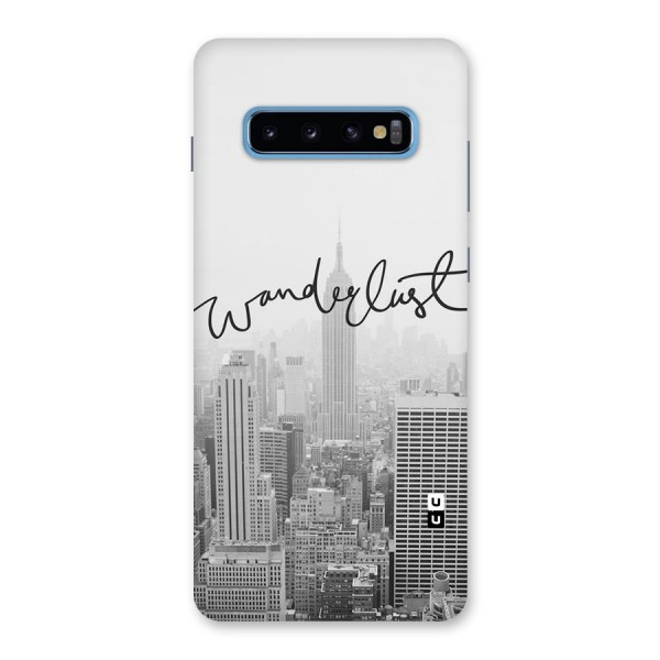 City Wanderlust Monochrome Back Case for Galaxy S10 Plus