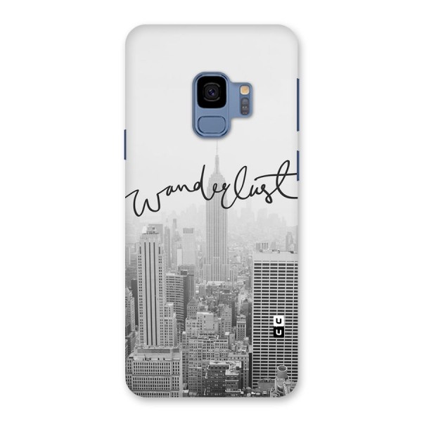 City Wanderlust Monochrome Back Case for Galaxy S9