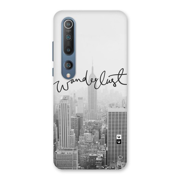 City Wanderlust Monochrome Back Case for Mi 10