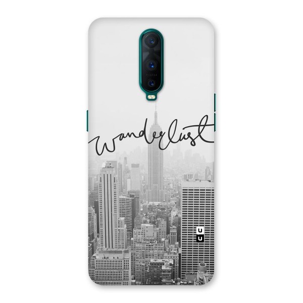 City Wanderlust Monochrome Back Case for Oppo R17 Pro