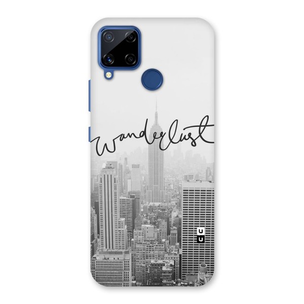 City Wanderlust Monochrome Back Case for Realme C12