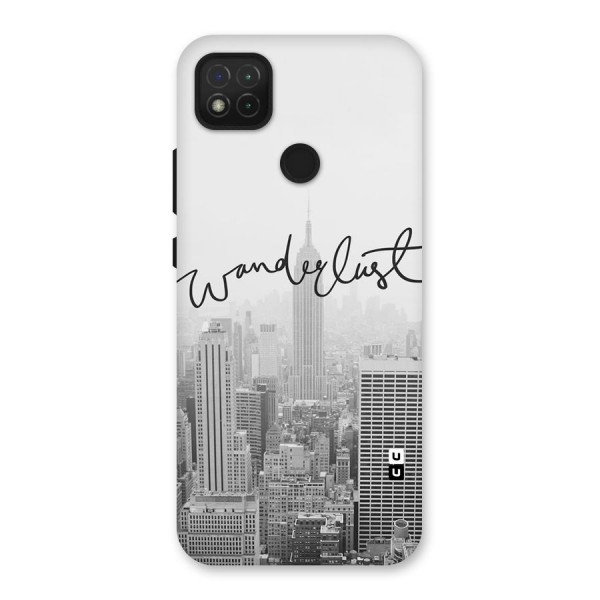 City Wanderlust Monochrome Back Case for Redmi 9C