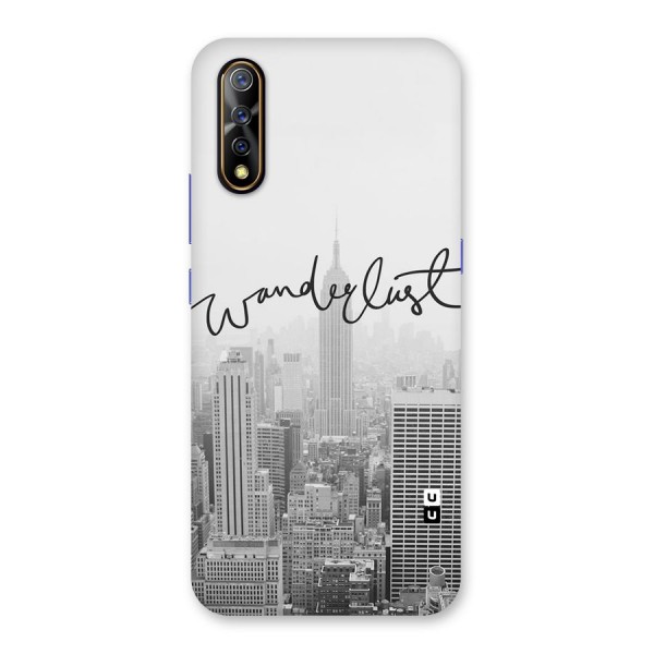 City Wanderlust Monochrome Back Case for Vivo S1