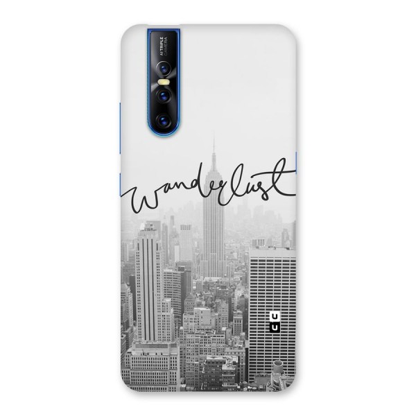 City Wanderlust Monochrome Back Case for Vivo V15 Pro