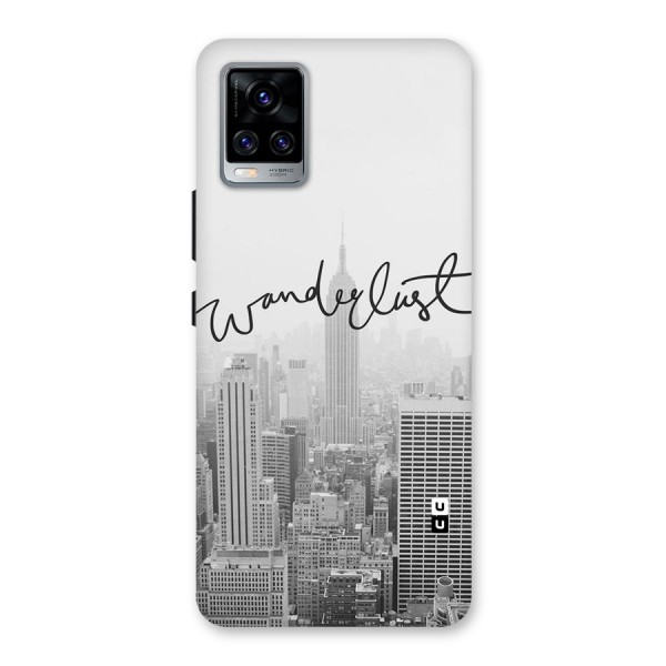 City Wanderlust Monochrome Back Case for Vivo V20 Pro