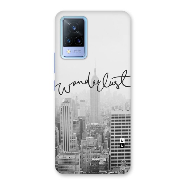 City Wanderlust Monochrome Back Case for Vivo V21 5G