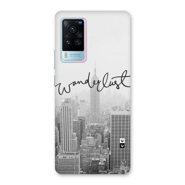 City Wanderlust Monochrome Back Case for Vivo X60 Pro