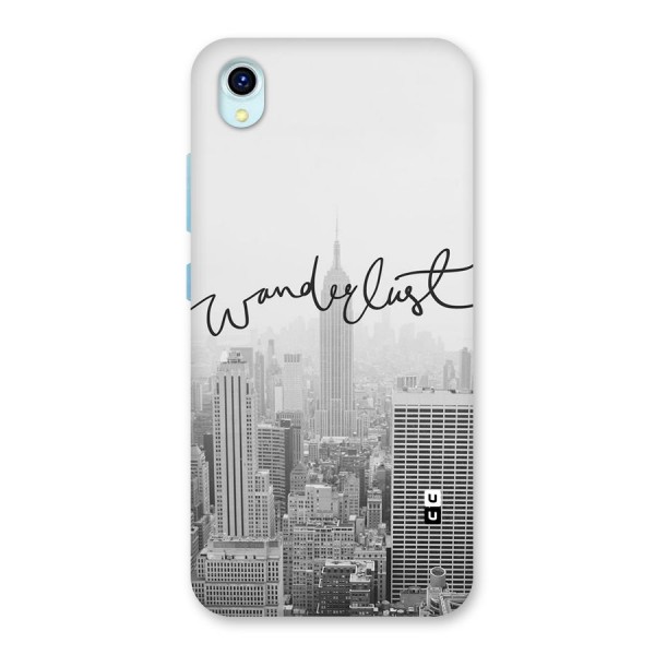 City Wanderlust Monochrome Back Case for Vivo Y1s