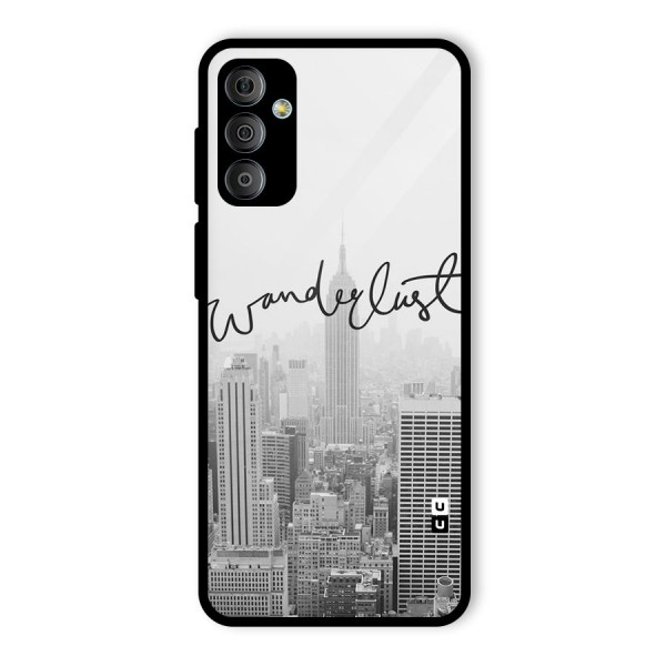 City Wanderlust Monochrome Glass Back Case for Galaxy F23