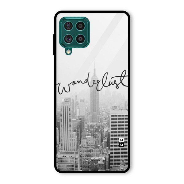 City Wanderlust Monochrome Glass Back Case for Galaxy F62