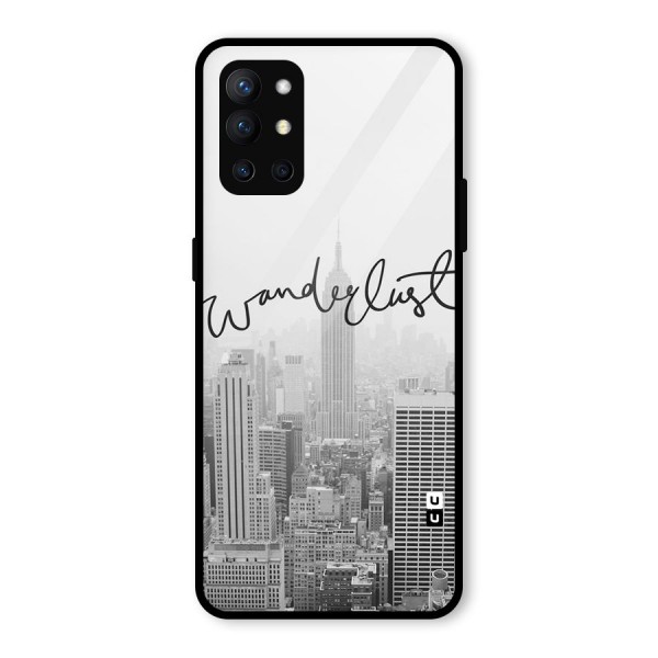 City Wanderlust Monochrome Glass Back Case for OnePlus 9R