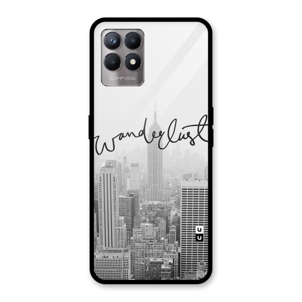 City Wanderlust Monochrome Glass Back Case for Realme 8i