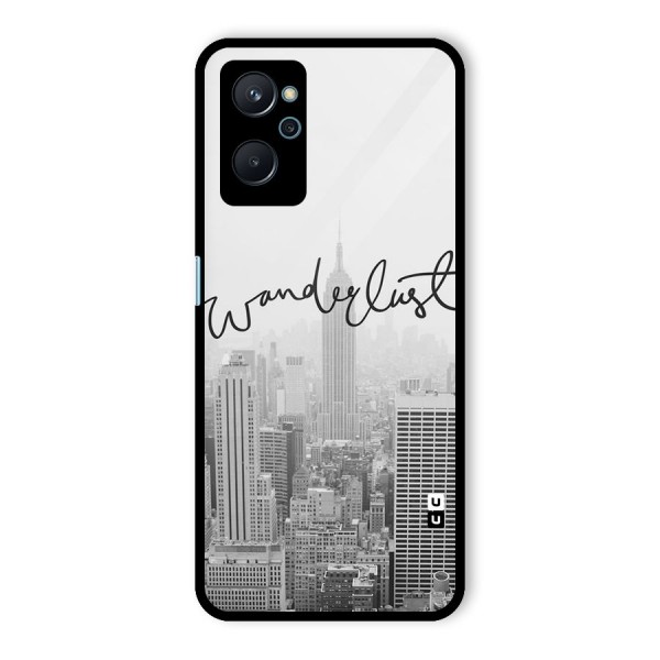 City Wanderlust Monochrome Glass Back Case for Realme 9i