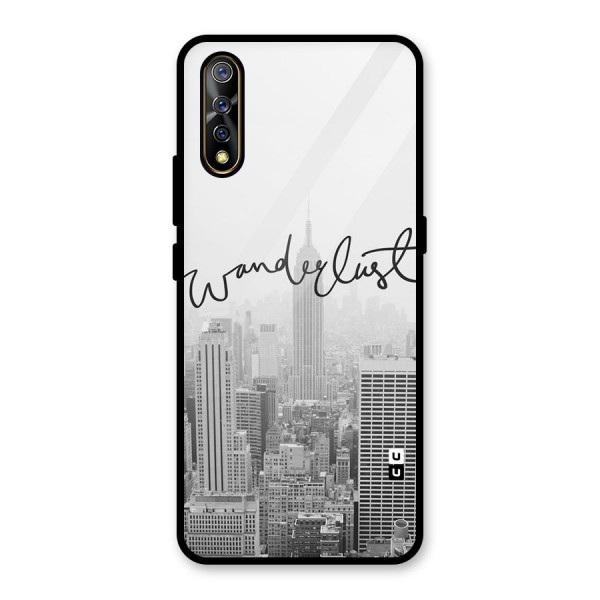 City Wanderlust Monochrome Glass Back Case for Vivo S1