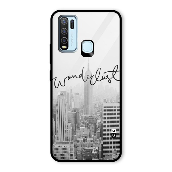 City Wanderlust Monochrome Glass Back Case for Vivo Y30