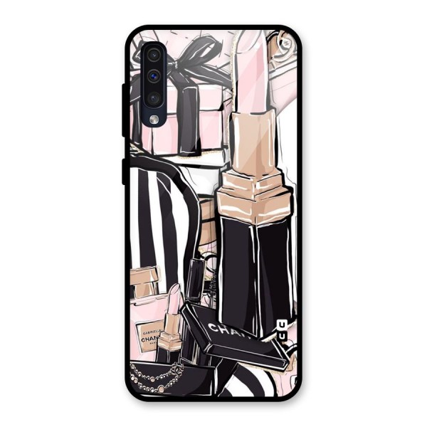 Class Girl Design Glass Back Case for Galaxy A50s