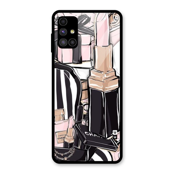 Class Girl Design Glass Back Case for Galaxy M51