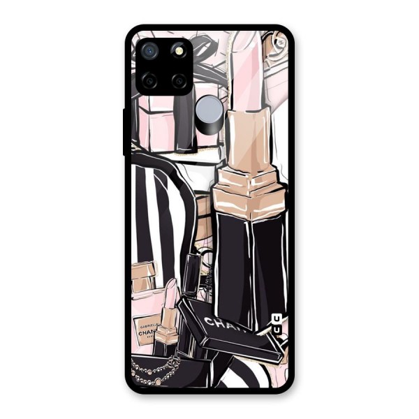 Class Girl Design Glass Back Case for Realme C12