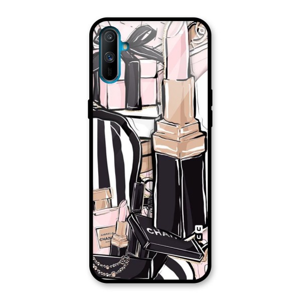 Class Girl Design Glass Back Case for Realme C3