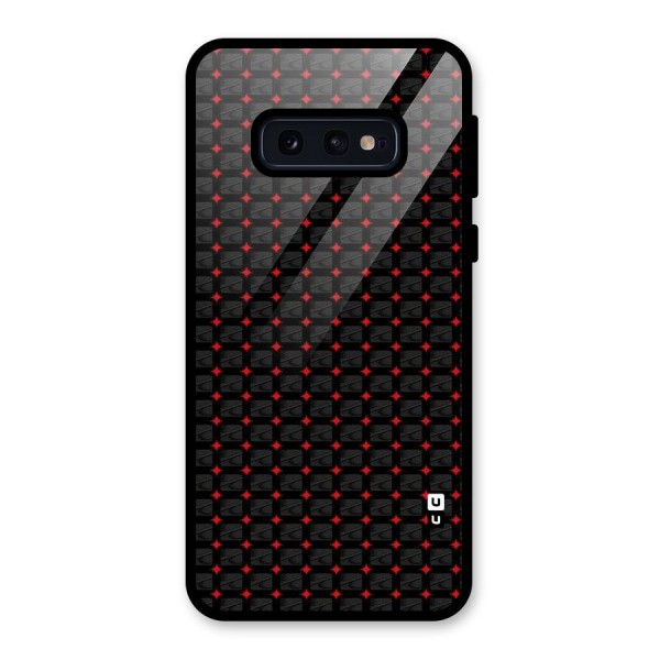 Class With Polka Glass Back Case for Galaxy S10e