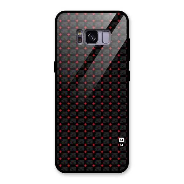 Class With Polka Glass Back Case for Galaxy S8