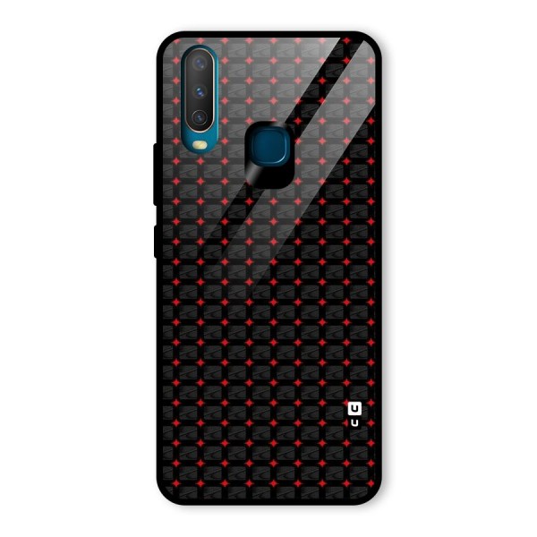 Class With Polka Glass Back Case for Vivo Y12