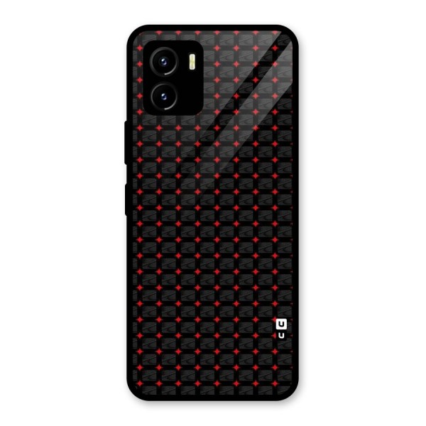 Class With Polka Glass Back Case for Vivo Y15s