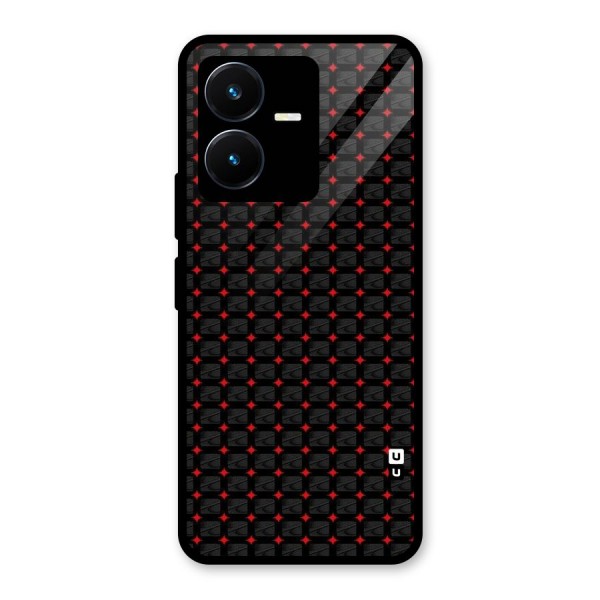 Class With Polka Glass Back Case for Vivo Y22