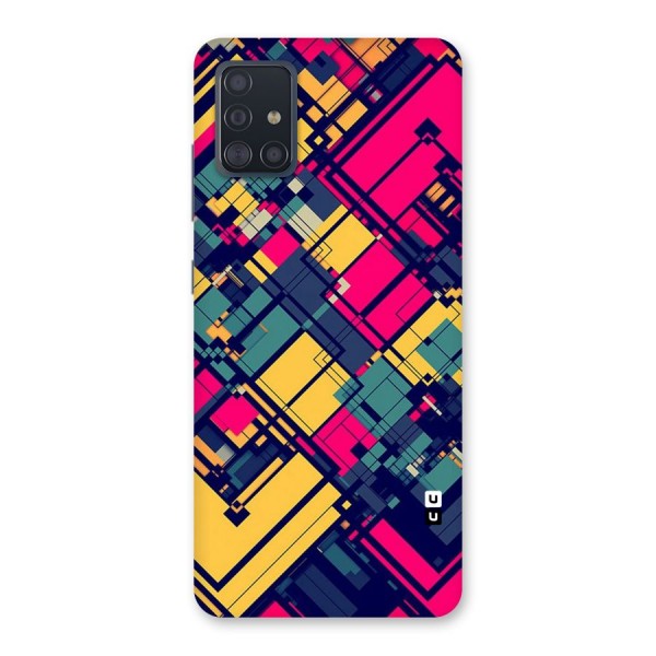 Classic Abstract Coloured Back Case for Galaxy A51