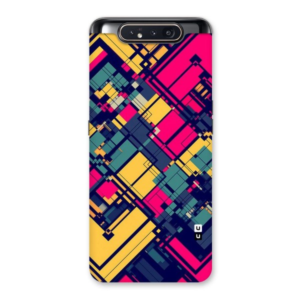 Classic Abstract Coloured Back Case for Galaxy A80