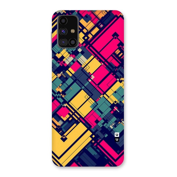 Classic Abstract Coloured Back Case for Galaxy M31s