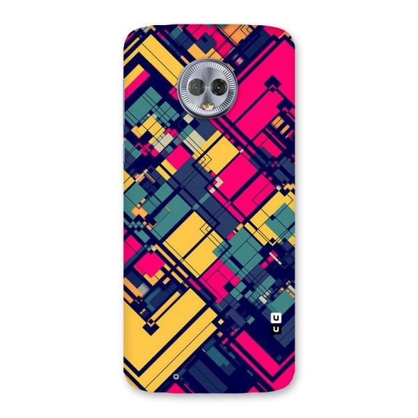 Classic Abstract Coloured Back Case for Moto G6