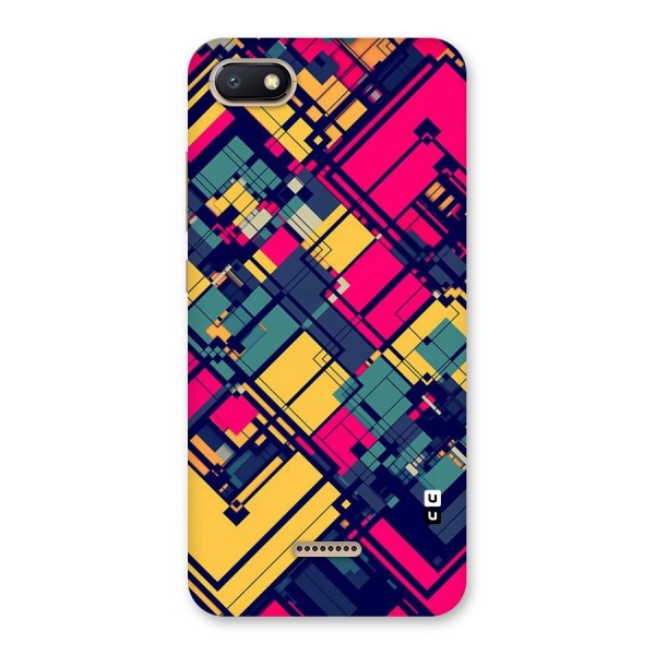 Classic Abstract Coloured Back Case for Redmi 6A