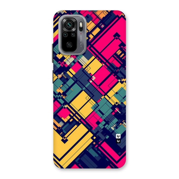 Classic Abstract Coloured Back Case for Redmi Note 10