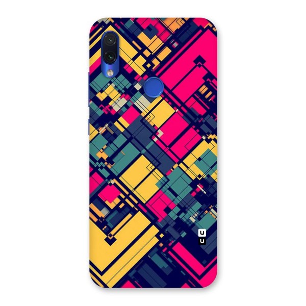 Classic Abstract Coloured Back Case for Redmi Note 7